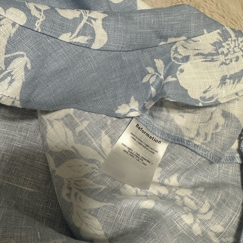 REFORMATION Kiernan Linen Dress - Picture 7 of 7